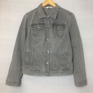 L.L. Bean Trucker Denim Jacket – Women’s Medium (Worn Grey)